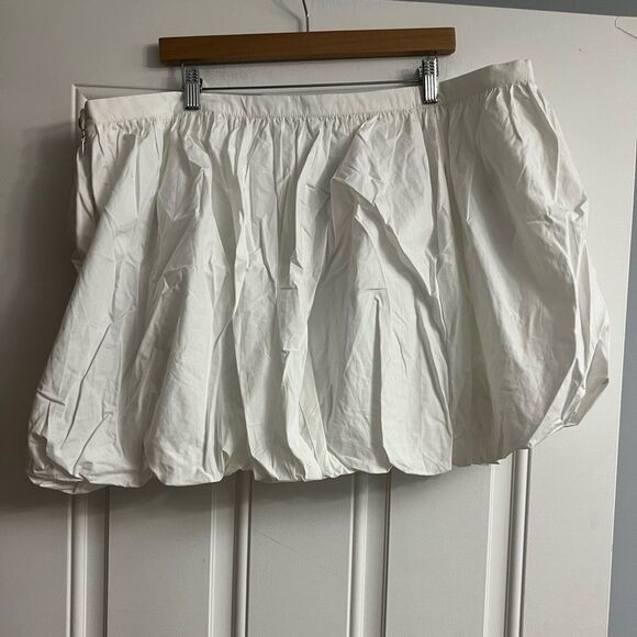 J. Crew Dresses & Skirts - J.Crew Mini bubble-hem skirt in cotton poplin NWT Size 22